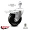 Service Caster 4 Inch Phenolic Swivel 12mm Threaded Stem Caster with Total Lock Brake SCC SCC-TSTTL20S414-PHR-M1215 - alternate 1